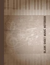 Blank Sheet Music Notebook