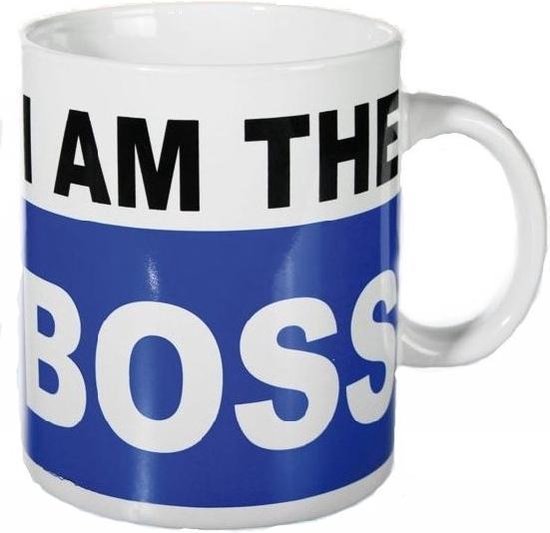 Out of the Blue XL koffiemok I am the Boss