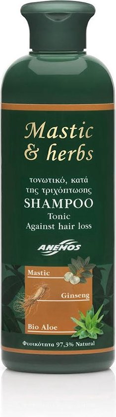 Mastic & Herbs shampoo met Chios mastiek tegen haarverlies 2-pak