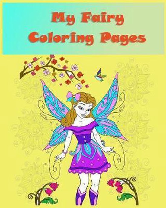 My fairy coloring pages - cover