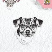 ANI016 clearstamp Animals Dog - Nellie Snellen - Stempel Hond - 1 stuks 4,5 x 4,5 cm