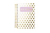 Hard Bound Journal: Gold Dot - Hardcover-Notizbuch mit stabi