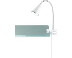 REALITY ARRAS - Klemlicht - Wit - incl. 1x SMD 4 W - Snoerschakelaar - Flexibel - Klemlamp