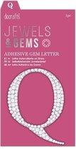 Zelfklevend Edelletter - Q - Jewels & Gems