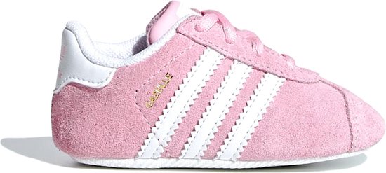 adidas Gazelle Crib Sneakers - Maat 18 - Meisjes - roze/wit | bol.com