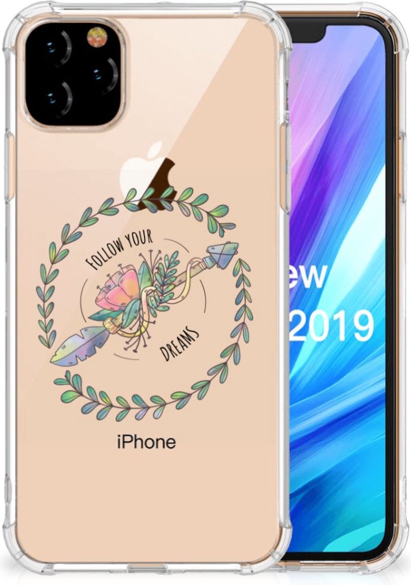 Apple iPhone 11 Pro Max Stevig Bumper Hoesje Boho Dreams