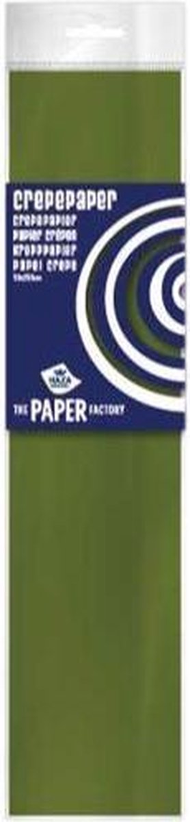 Haza Original Crêpepapier The Paper Factory 250 Cm Mosgroen