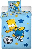 Simpsons Football Star - Dekbedovertrek - Eenpersoons - 140 x 200 cm - Multi