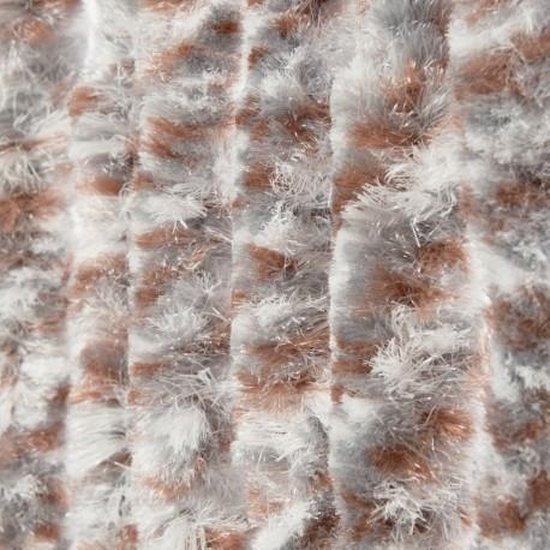 Moritz Horgordijn van chenille, 100 x 230 cm, grijs-wit, deurgordijn als vliegenbescherming, insectenbescherming voor camping, caravans Moritz Horgordijn van chenille, 100 x 230 cm, grijs-wit, deurgordijn als vliegenbescherming, insectenbescherming voor camping, caravans