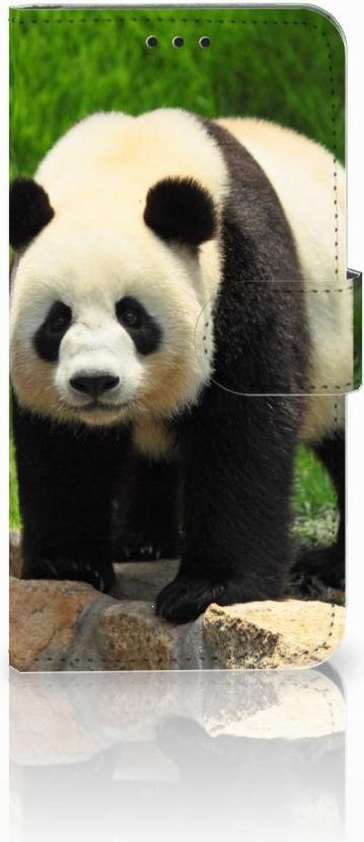 Huawei P30 Lite (2020) Telefoonhoesje met Pasjes Panda