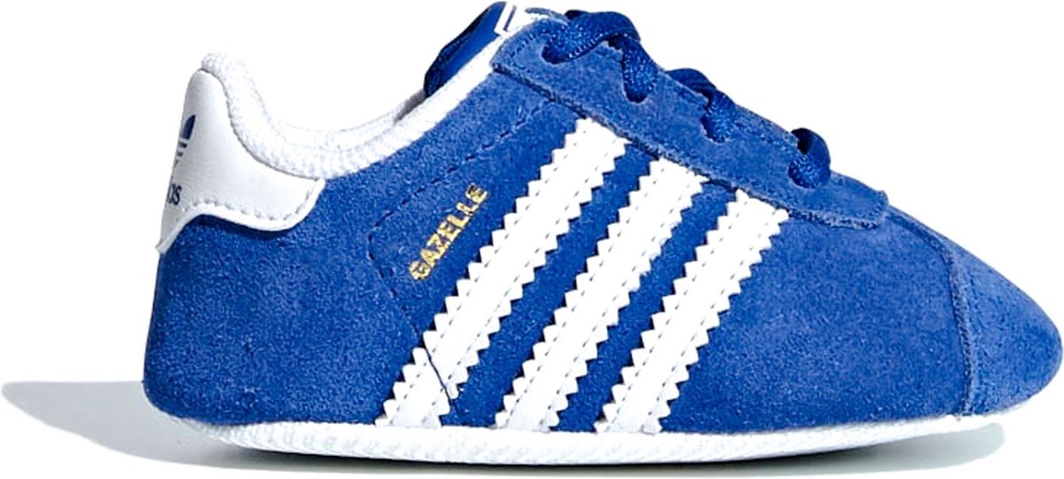 adidas Gazelle Crib Sneakers - Maat 18 - Unisex - blauw/wit | bol.com