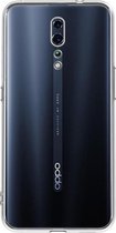 Shop4 - Oppo Reno Hoesje - Zachte Back Case Transparant