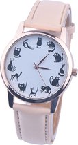 Horloge katten analoog