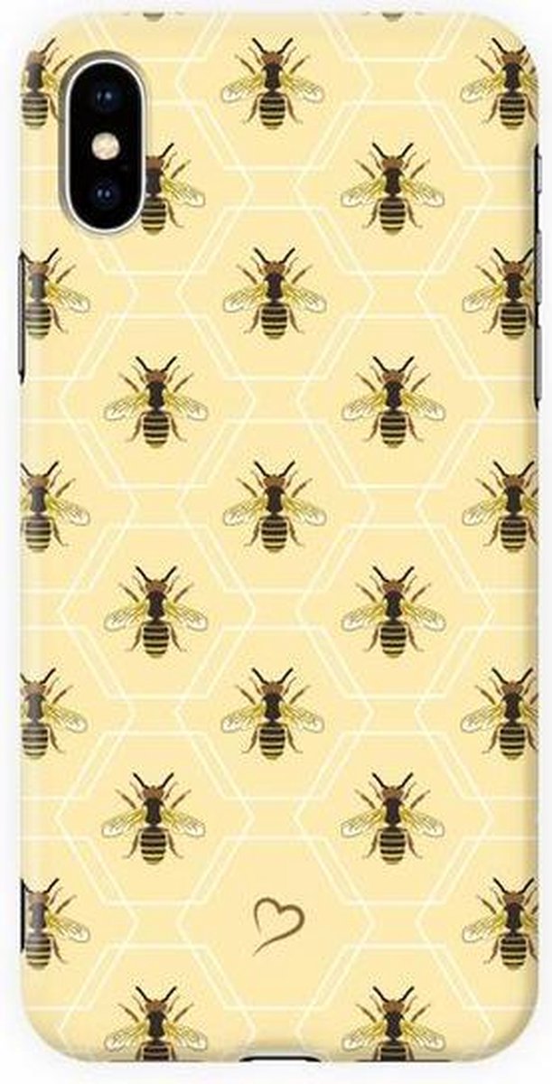 Fashionthings Bee inspired iPhone XS Max Hoesje / Cover - Eco-friendly - Softcase