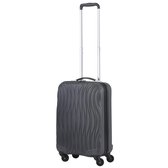 CarryOn Wave Handbagagekoffer - 55cm Handbagage met USB aansluiting - 5 jaar garantie - Zwart