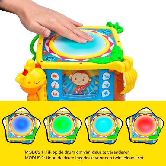 Ongemak credit Mount Bank Baby Muziek Trommel - Drum Speelgoed Kind 6-12 maanden | bol.com