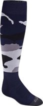 Camo skisokken wolmix - navy