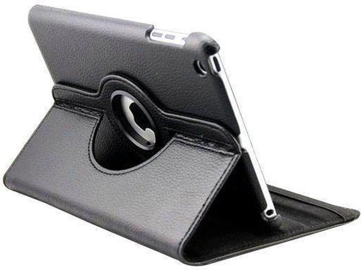 geschikt voor iPad mini 1/2/3 zwart 360 draaibaar case hoes map cover