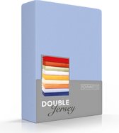 Comfortabele Dubbel Jersey Hoeslaken Blauw | 90x200| Heerlijk Zacht | Extra Dikke Kwaliteit