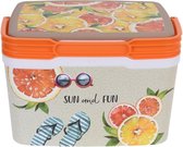 Koelbox Sun and fun 5 liter - Koelbox met zomerse print