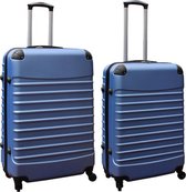 Valise 2 pièces ABS 69 et 95 litres bleu clair (228)