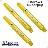 Harrows Supergrip Short Yellow  Set Ã  3 stuks