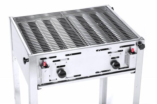 Hendi Gasbarbecue - Roast-Master Maxi - Professionele Slagers Barbecue - 2  Branders | bol.com