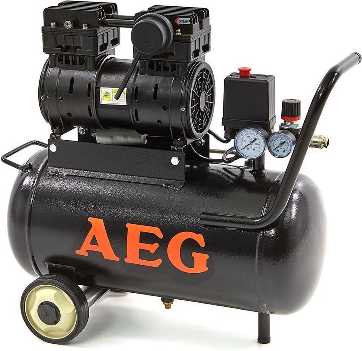 Stadion Lastig Interpretatie AEG 24 Liter Professioneel Low Noise Compressor | bol.com