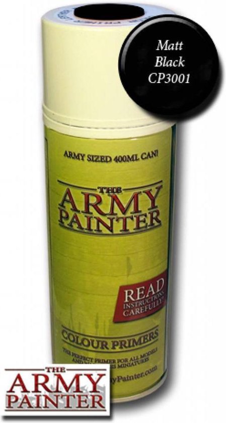 Matt Black - Colour Primer - CP3001 - The Army Painter