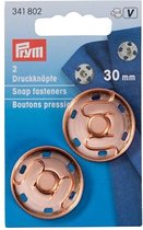 PRYM Aannaaidrukknoop  MS 30MM ROZE GOUD