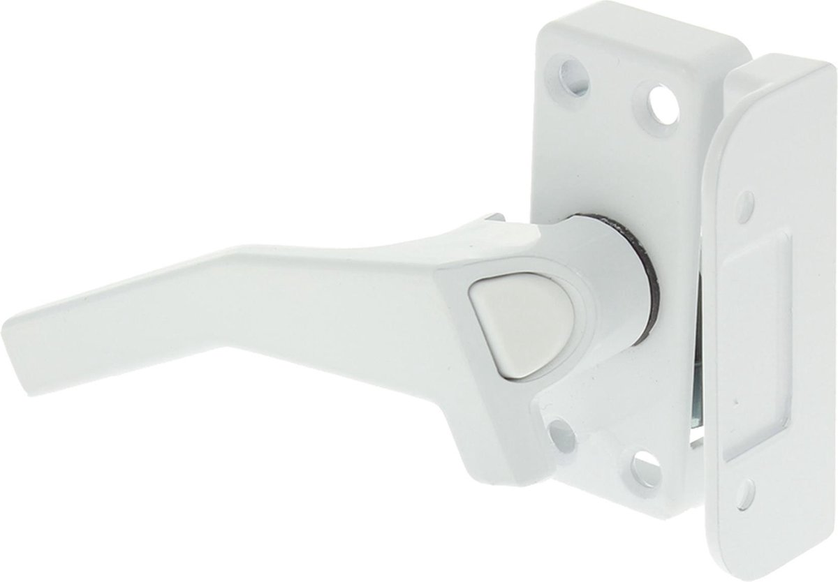 Raamsluiting Met Ventilatienok Met Knopsl Links - Wit