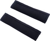 Justic Gordelhoes - Gordelbeschermer - Gordelbeschermhoes - Set 2 stuks - Kleur Zwart