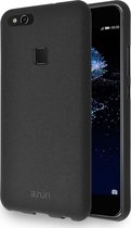 Azuri flexibele cover met sand texture - zwart - voor Huawei P10 Lite