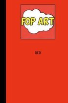 Red pop art