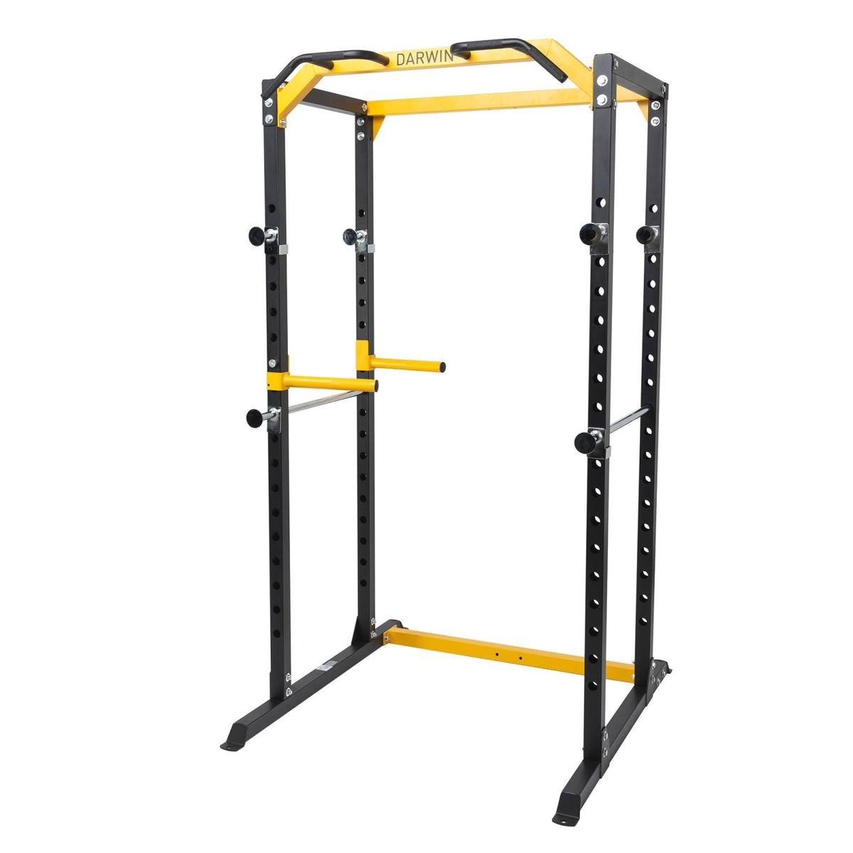 Darwin Power Cage Set – Krachtstation met Dipstation, Optrekstang & Pulley