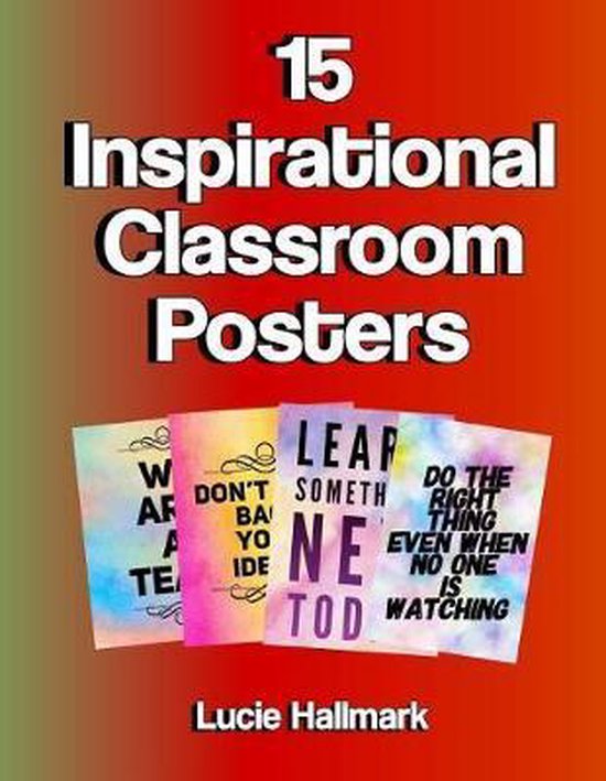 15 Inspirational Classroom Posters - cover
