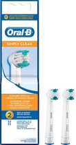 Oral-B Simply Clean 2 Vervangende Opzetborstels
