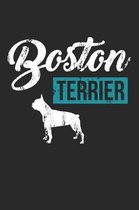 Distressed Boston Terrier Notebook - Gift for Boston Terrier Lovers - Boston Terrier Journal