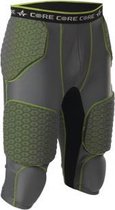 Alleson Adult Football 7 Padded Integrated Girdle - Chli - S