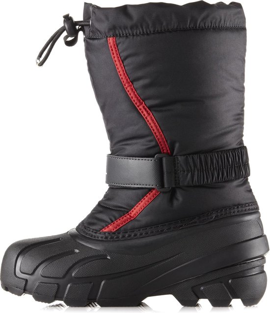 bol.com | Sorel Snowboots - Maat 31 - Unisex - zwart/rood