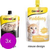 GimCat Pudding - Kat - Snack - 3 x 150 gr
