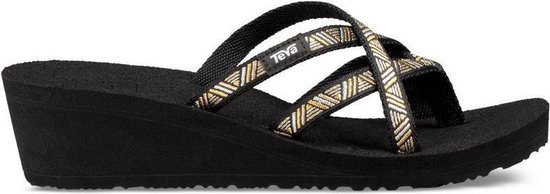 TEVA Vrouwen Slippers Kleur: Zwart Maat: 38 | bol.com