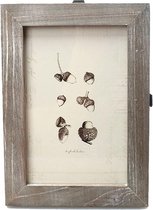 DW4Trading® Fotolijst vintage hout 18x13 cm bruin