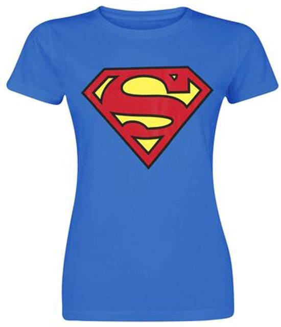 Vertrouwen op Samenstelling Pence Superman dames shirt Classic logo Maat S | bol.com