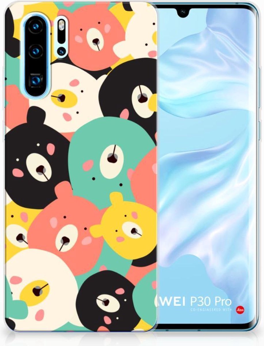 Huawei P30 Pro Telefoonhoesje met Naam Bears