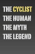 Cyclist Myth and Legend Lined Notebook