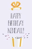 Happy Birthday Kendall