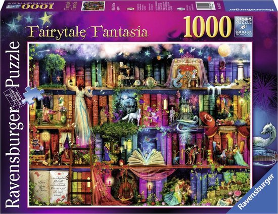 kromme Chromatisch tactiek Ravensburger puzzel Aimee Stewart Fairytale Fantasia - Legpuzzel - 1000  stukjes | bol.com