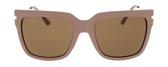 Sunheroes Zonnebril ALESSIA Classic  - Mat taupe montuur - Bruine glazen
