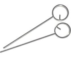 Prijskaarthouder Prikker RVS (10 stuks)